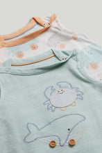 
                        
                          Load image into Gallery viewer, Mothercare 2 Pack Animal Rompers
                        
                      
