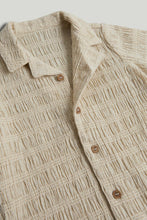 
                        
                          Load image into Gallery viewer, Mothercare Cream Textured Shirt
                        
                      