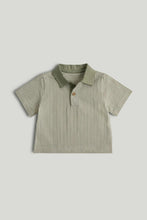 
                        
                          Load image into Gallery viewer, Mothercare Green Striped Polo Shirt
                        
                      