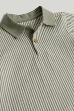 
                        
                          Load image into Gallery viewer, Mothercare Green Striped Polo Shirt
                        
                      