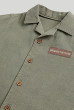 
                        
                          Load image into Gallery viewer, Mothercare Khaki Cotton Shirt
                        
                      