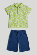 
                        
                          Load image into Gallery viewer, Mothercare Polo Shirt and Shorts Outfit
                        
                      