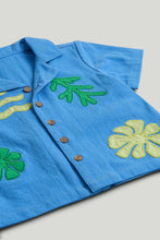 
                        
                          Load image into Gallery viewer, Mothercare Blue Coral Shirt
                        
                      
