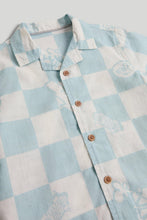 
                        
                          Load image into Gallery viewer, Mothercare Checkerboard Shirt and Shorts Outfit
                        
                      