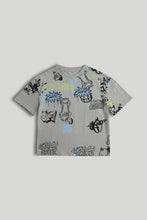 
                        
                          Load image into Gallery viewer, Mothercare Grey Graffiti T-Shirt
                        
                      