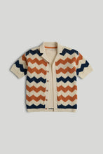 
                        
                          Load image into Gallery viewer, Mothercare Crochet Wave Shirt and T-Shirt Set
                        
                      