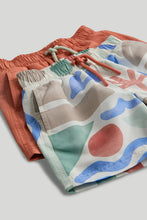 
                        
                          Load image into Gallery viewer, Mothercare 2 Pack Palm Swim Shorts
                        
                      