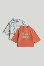 
                        
                          Load image into Gallery viewer, Mothercare 2 Pack Catch a Wave Sunsafe UPF50+ Rash Vests
                        
                      