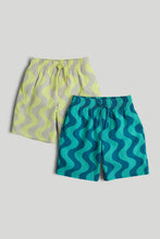 
                        
                          Load image into Gallery viewer, Mothercare 2 Pack Waffle Swim Shorts
                        
                      