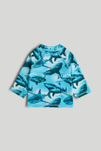 
                        
                          Load image into Gallery viewer, Mothercare Shark Sunsafe UPF50+ Rash Vest
                        
                      
