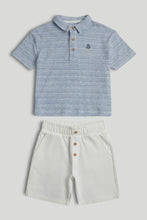 
                        
                          Load image into Gallery viewer, Mothercare Polo Shirt and Shorts Outfit
                        
                      
