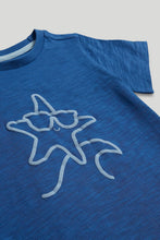 
                        
                          Load image into Gallery viewer, Mothercare Blue Starfish T-Shirt and Shorts Outfit
                        
                      