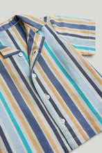
                        
                          Load image into Gallery viewer, Mothercare Striped Shirt and Shorts Outfit
                        
                      