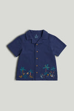 
                        
                          Load image into Gallery viewer, Mothercare Blue Embroidered Shirt
                        
                      