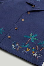 
                        
                          Load image into Gallery viewer, Mothercare Blue Embroidered Shirt
                        
                      