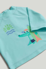 
                        
                          Load image into Gallery viewer, Mothercare Crocodile UPF50+ Sunsafe Rash Vest
                        
                      