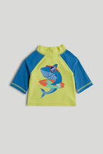 
                        
                          Load image into Gallery viewer, Mothercare Shark UPF50+ Sunsafe Rash Vest
                        
                      