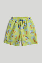 
                        
                          Load image into Gallery viewer, Mothercare Yellow Shark Swim Shorts
                        
                      