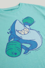 
                        
                          Load image into Gallery viewer, Mothercare Blue Shark T-Shirt
                        
                      