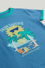 
                        
                          Load image into Gallery viewer, Mothercare Blue Sunshine T-Shirt
                        
                      