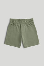 
                        
                          Load image into Gallery viewer, Mothercare 3 Pack Cotton Shorts - Red / Green / Brown
                        
                      