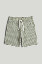 
                        
                          Load image into Gallery viewer, Mothercare Green Striped Shorts
                        
                      