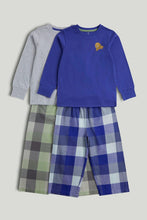 
                        
                          Load image into Gallery viewer, Mothercare 2 Pack Croc and Lion Pyjamas
                        
                      