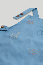 
                        
                          Load image into Gallery viewer, Mothercare Blue Bibshorts, White Bodysuit and Blue Sun Hat Outfit
                        
                      
