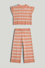 
                        
                          Load image into Gallery viewer, Mothercare Peach Knitted Top and Trouser Outfit
                        
                      
