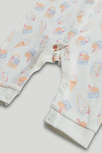 
                        
                          Load image into Gallery viewer, Mothercare 3 Pack Ice Cream Footless Sleepsuits
                        
                      