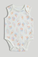 
                        
                          Load image into Gallery viewer, Mothercare 5 Pack Ice Cream Sleeveless Bodysuits
                        
                      