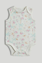 
                        
                          Load image into Gallery viewer, Mothercare 5 Pack Camel Sleeveless Bodysuits
                        
                      