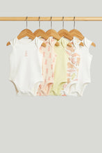 
                        
                          Load image into Gallery viewer, Mothercare 5 Pack Animal Sleeveless Bodysuits
                        
                      