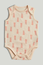 
                        
                          Load image into Gallery viewer, Mothercare 5 Pack Animal Sleeveless Bodysuits
                        
                      