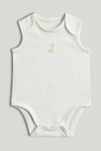 
                        
                          Load image into Gallery viewer, Mothercare 5 Pack Animal Sleeveless Bodysuits
                        
                      