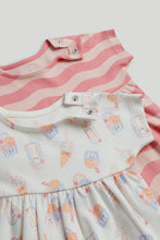 
                        
                          Load image into Gallery viewer, Mothercare 2 Pack Ice Cream Rompers
                        
                      