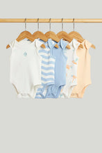 
                        
                          Load image into Gallery viewer, Mothercare 5 Pack Beach Sleeveless Bodysuits
                        
                      