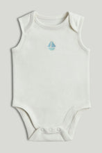 
                        
                          Load image into Gallery viewer, Mothercare 5 Pack Beach Sleeveless Bodysuits
                        
                      