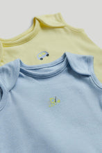 
                        
                          Load image into Gallery viewer, Mothercare 5 Pack Cars Sleeveless Bodysuits
                        
                      