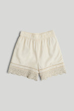 
                        
                          Load image into Gallery viewer, Mothercare Cream Crochet Shorts
                        
                      