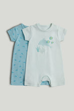 
                        
                          Load image into Gallery viewer, Mothercare 2 Pack Ocean Rompers
                        
                      