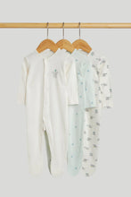 
                        
                          Load image into Gallery viewer, Mothercare 3 Pack Elephant Sleepsuits
                        
                      