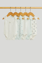 
                        
                          Load image into Gallery viewer, Mothercare 5 Pack Elephant Sleeveless Bodysuits
                        
                      