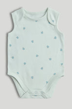
                        
                          Load image into Gallery viewer, Mothercare 5 Pack Elephant Sleeveless Bodysuits
                        
                      