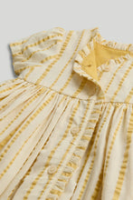 
                        
                          Load image into Gallery viewer, Mothercare Striped Dress, Knickers and Headband Outfit
                        
                      