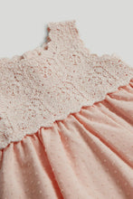 
                        
                          Load image into Gallery viewer, Mothercare Pink Crochet Dress and Knickers Outfit
                        
                      