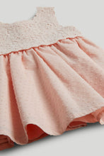 
                        
                          Load image into Gallery viewer, Mothercare Pink Crochet Dress and Knickers Outfit
                        
                      