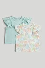 
                        
                          Load image into Gallery viewer, Mothercare 2 Pack Frill T-Shirts
                        
                      