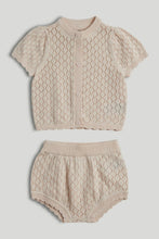 
                        
                          Load image into Gallery viewer, Mothercare White Knitted Top and Shorts Outfit
                        
                      