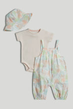 
                        
                          Load image into Gallery viewer, Mothercare Bibshorts, Bodysuit and Sun Hat Outfit
                        
                      